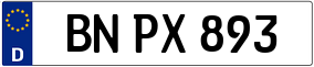 Truck License Plate